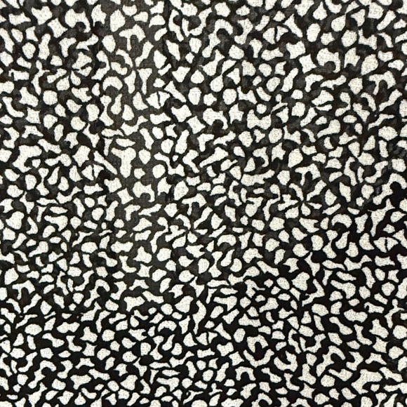 Express Black and White Ruffle Midi Dress - Picture 3 of 3